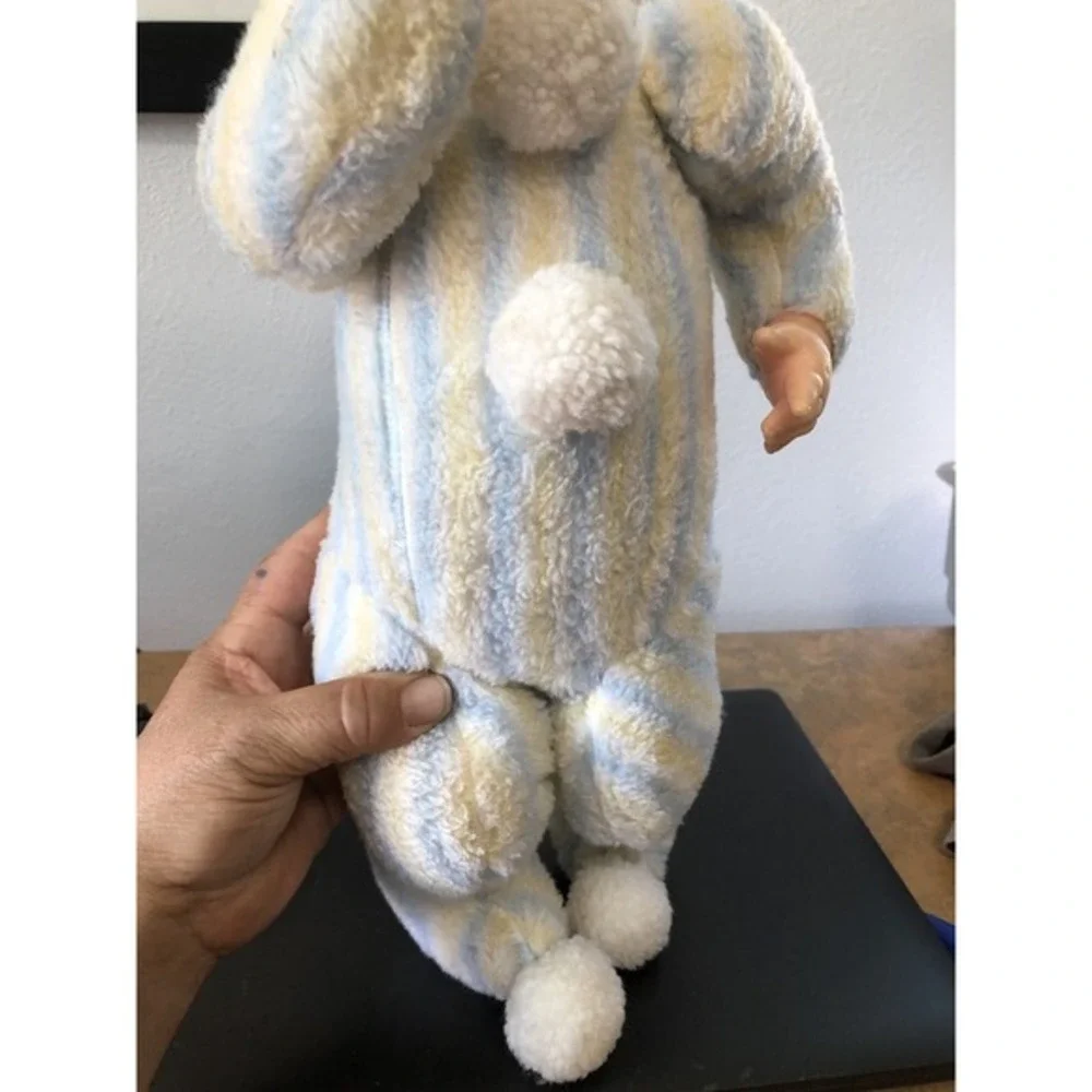 Vintage Plush Rubber‎ Face baby in PJ's
